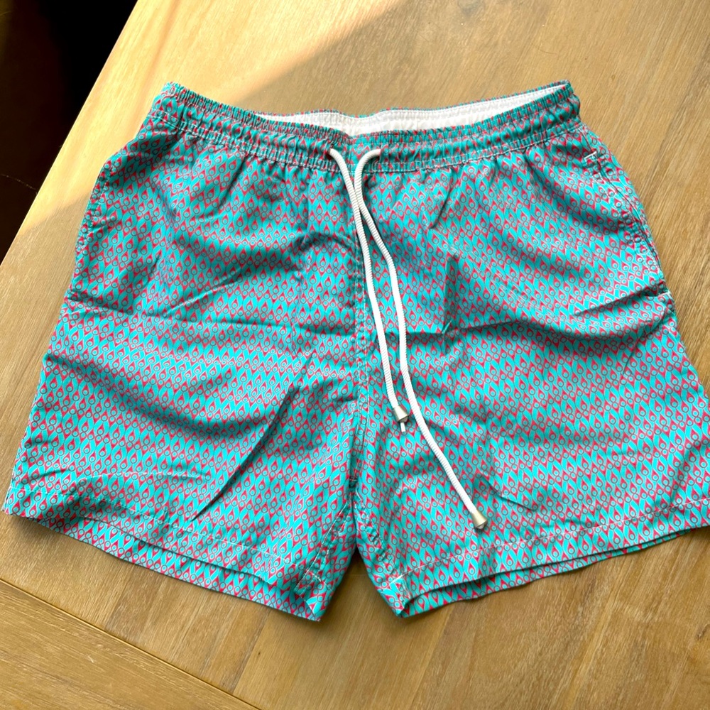 Clorofila men’s turquoise hot pink swimwear